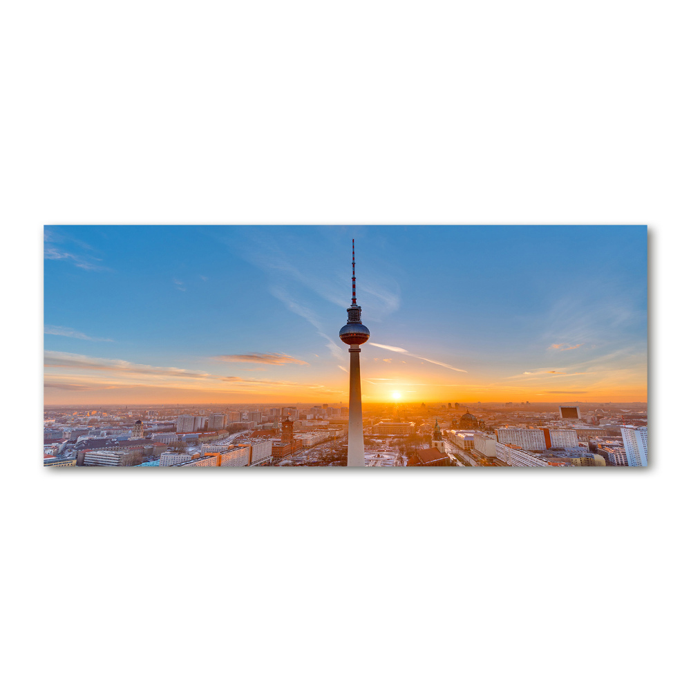 Acrylic wall picture Television tower