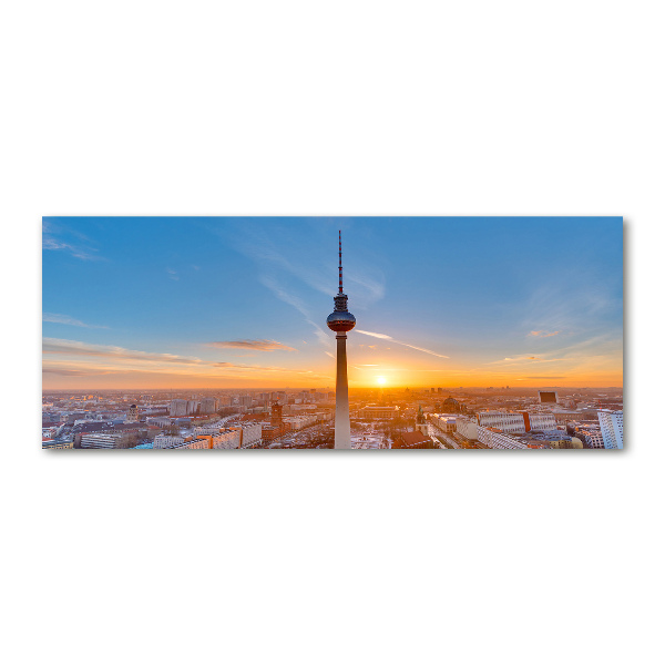 Acrylic wall picture Television tower