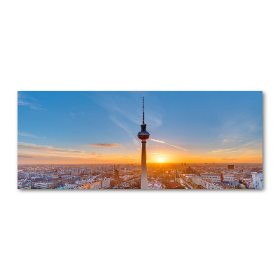 Acrylic wall picture Television tower