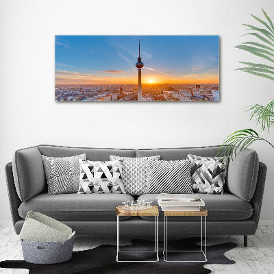 Acrylic wall picture Television tower