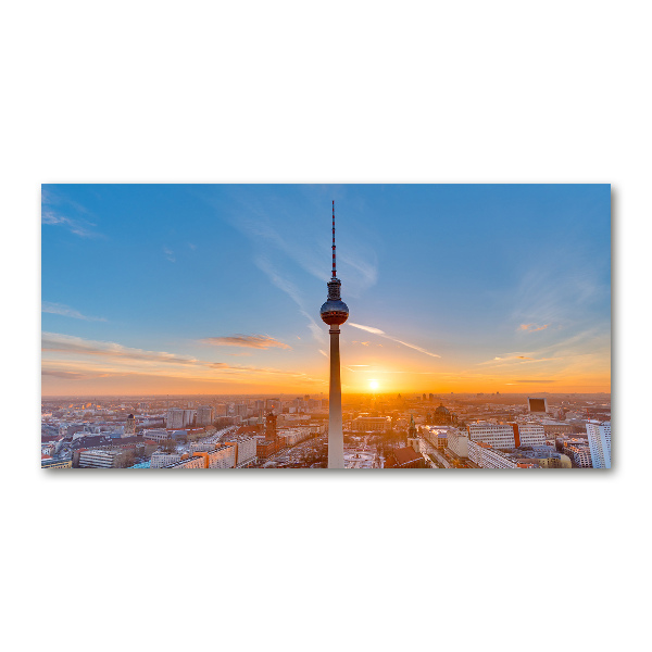 Acrylic wall picture Television tower