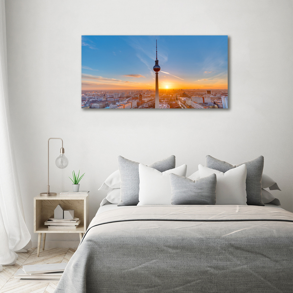 Acrylic wall picture Television tower