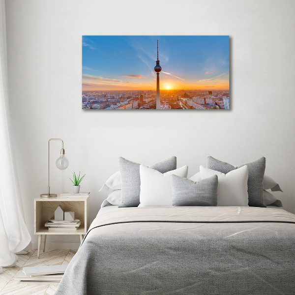 Acrylic wall picture Television tower