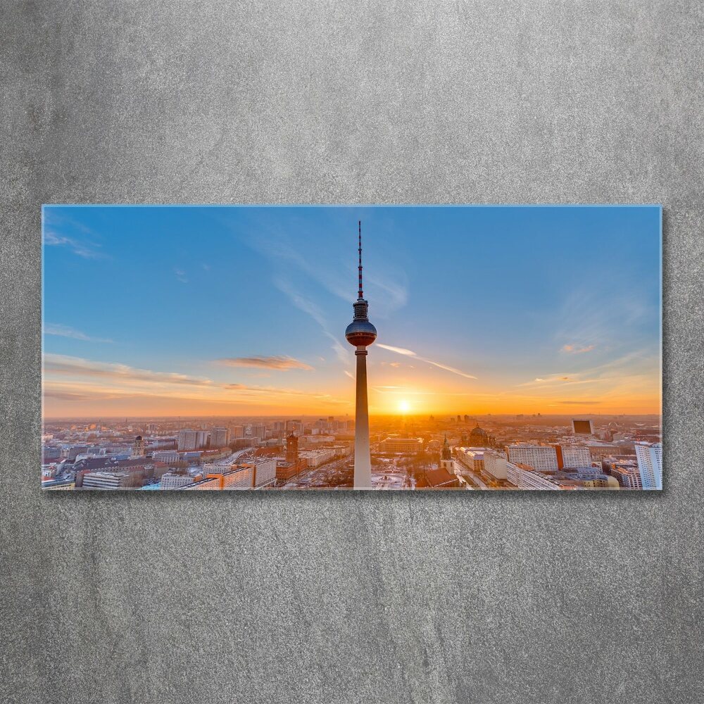 Acrylic wall picture Television tower