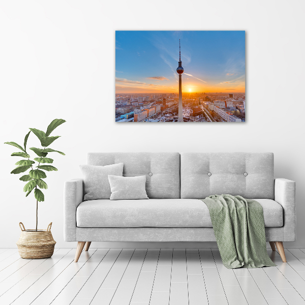 Acrylic wall picture Television tower