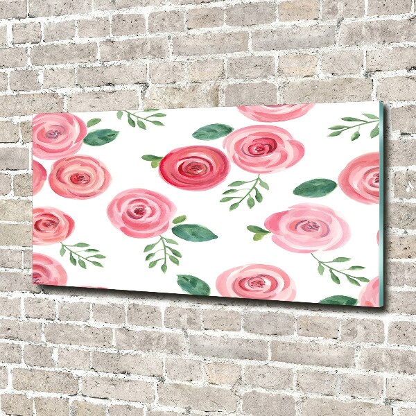 Acrylic print Roses