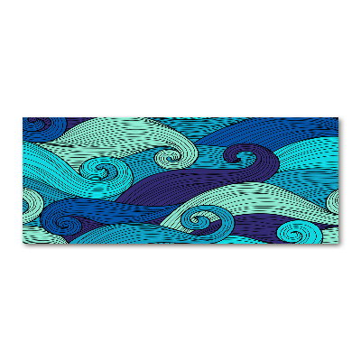 Wall art acrylic Abstract waves