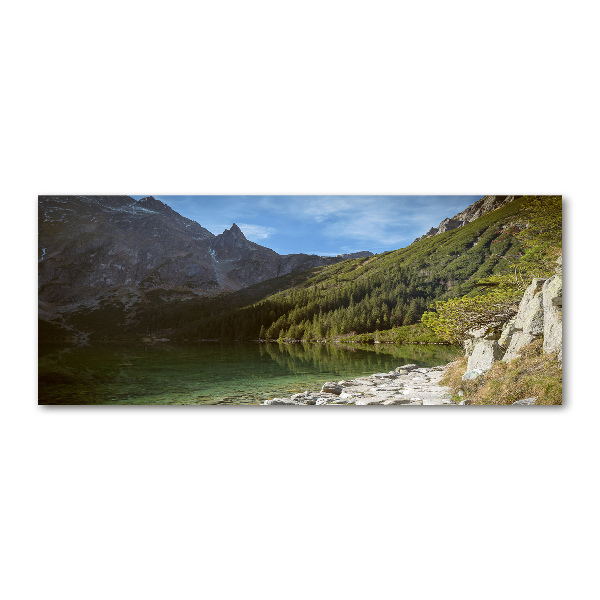 Glass acrylic wall art Morskie Oko Tatry