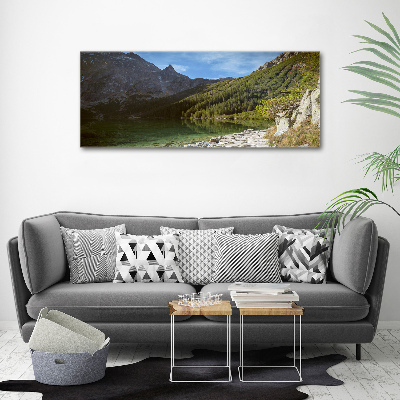 Glass acrylic wall art Morskie Oko Tatry