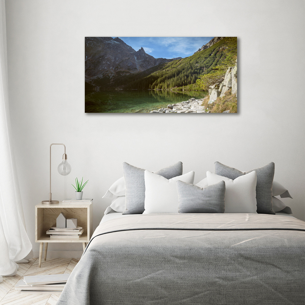 Glass acrylic wall art Morskie Oko Tatry