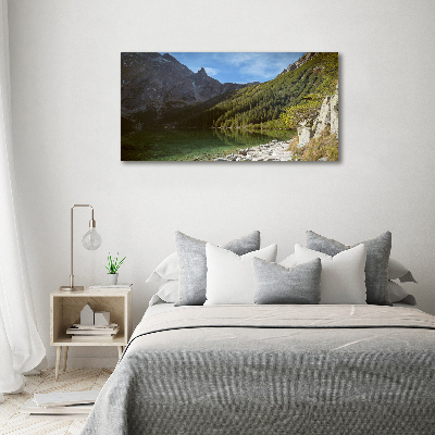 Glass acrylic wall art Morskie Oko Tatry