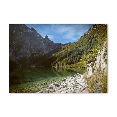 Glass acrylic wall art Morskie Oko Tatry