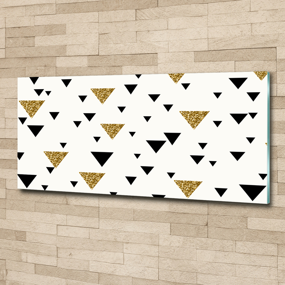 Wall art acrylic Triangles