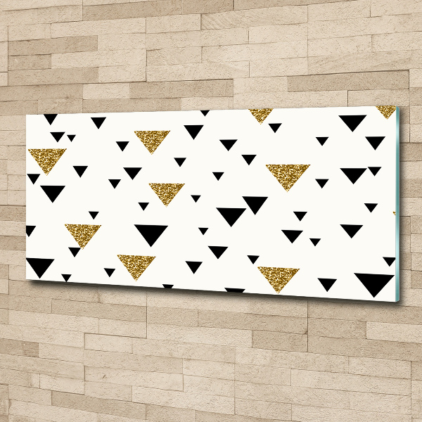 Wall art acrylic Triangles