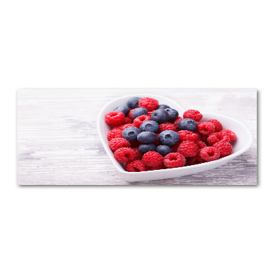 Acrylic print Raspberries and berries