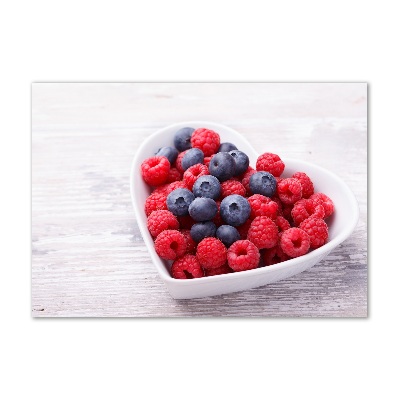 Acrylic print Raspberries and berries