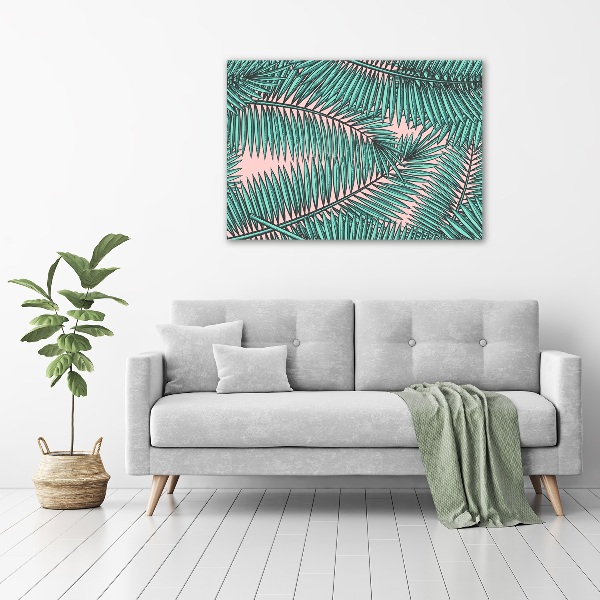 Print on acrylic Palm leaves