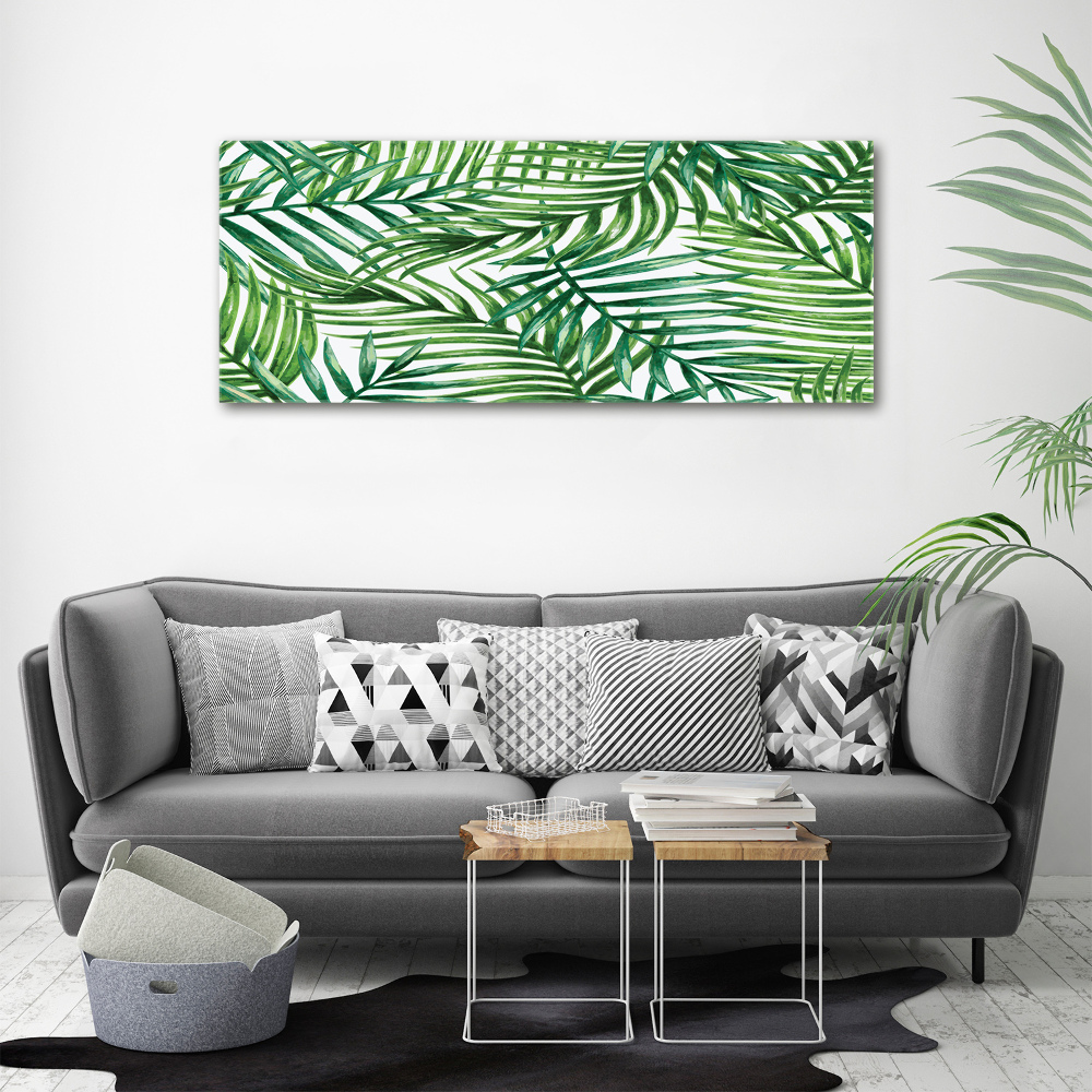 Acrylic wall art Palm leaves