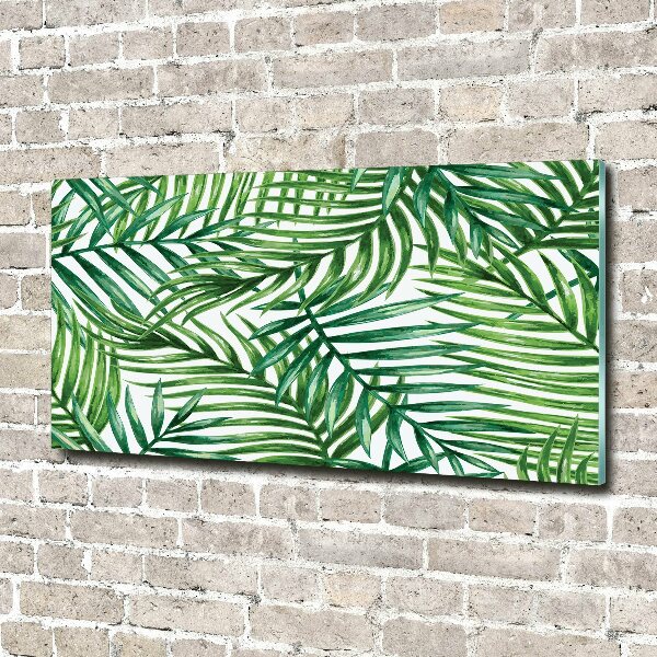 Acrylic wall art Palm leaves