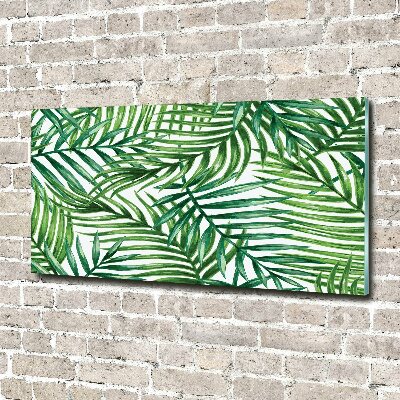 Acrylic wall art Palm leaves