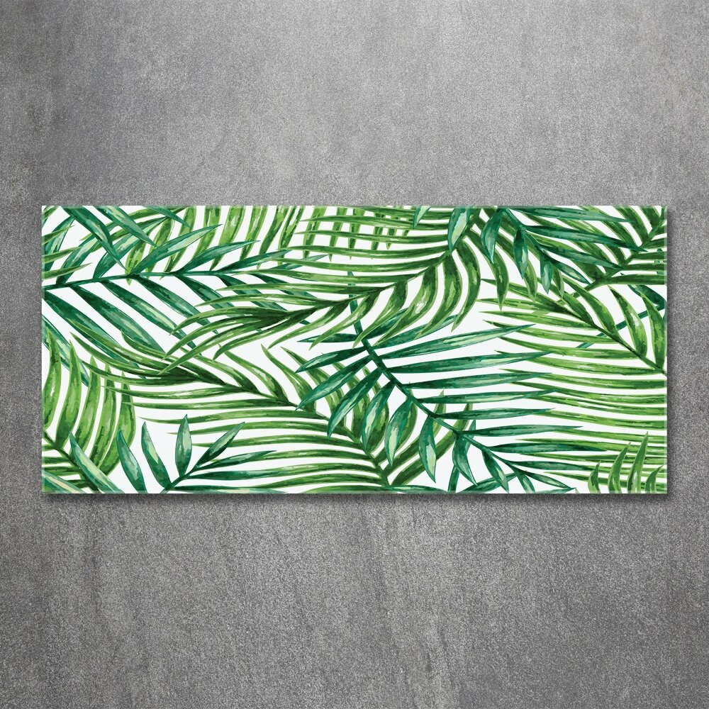 Acrylic wall art Palm leaves