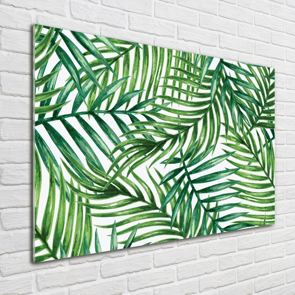 Acrylic wall art Palm leaves