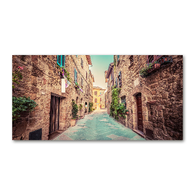 Print on acrylic Italian streets