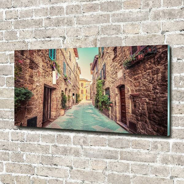 Print on acrylic Italian streets