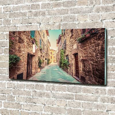 Print on acrylic Italian streets