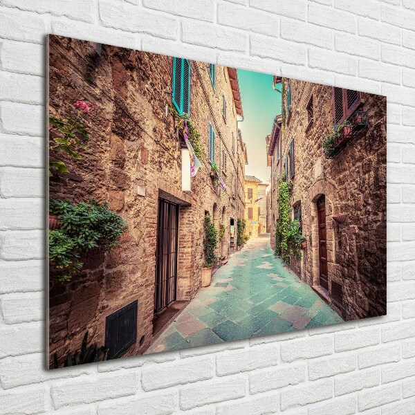 Print on acrylic Italian streets