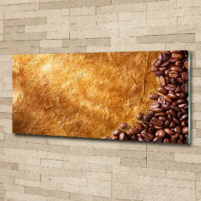 Glass acrylic wall art Coffee beans