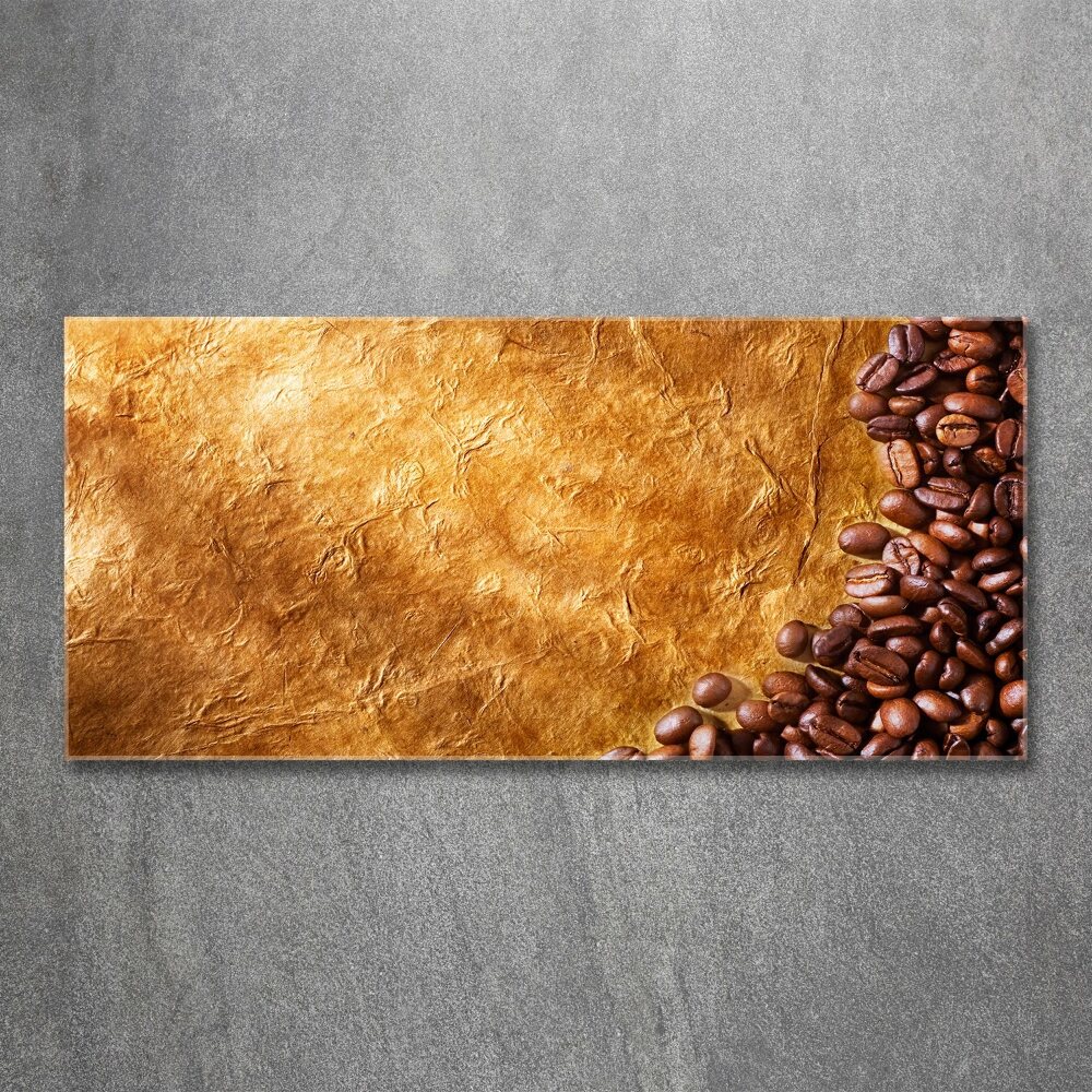 Glass acrylic wall art Coffee beans