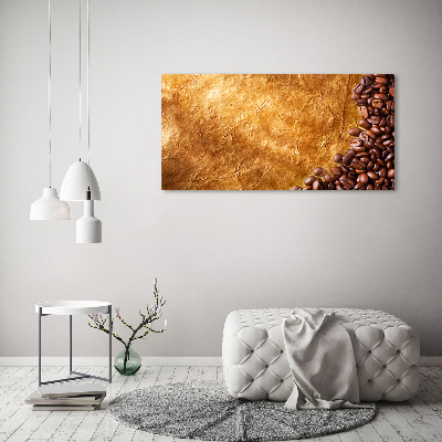 Glass acrylic wall art Coffee beans