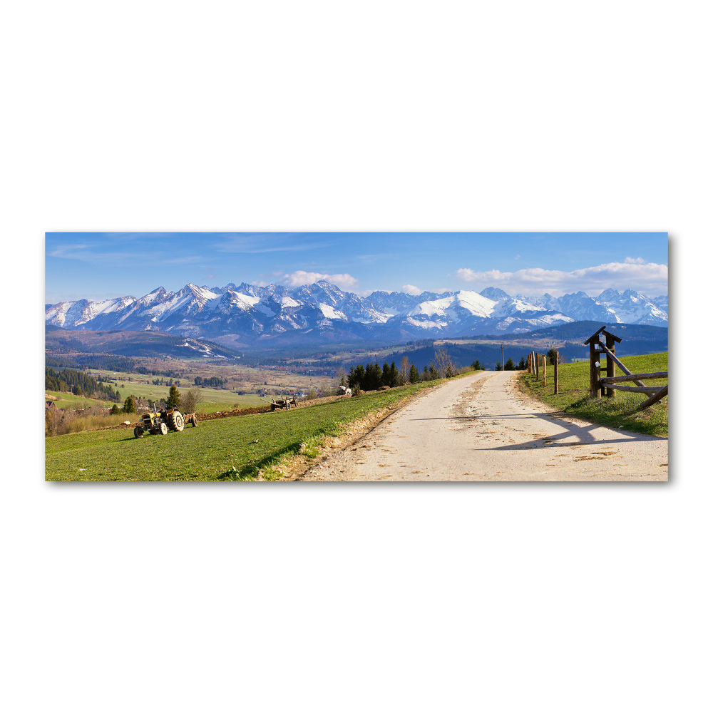 Acrylic wall picture Panorama of the Tatra Mountains