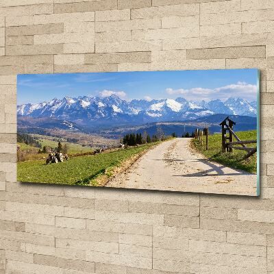 Acrylic wall picture Panorama of the Tatra Mountains