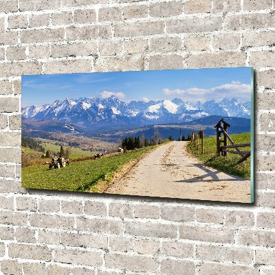 Acrylic wall picture Panorama of the Tatra Mountains