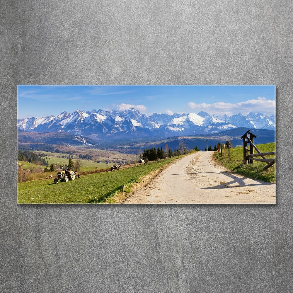 Acrylic wall picture Panorama of the Tatra Mountains