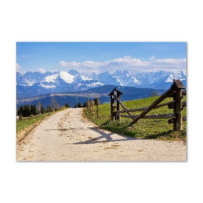 Acrylic wall picture Panorama of the Tatra Mountains