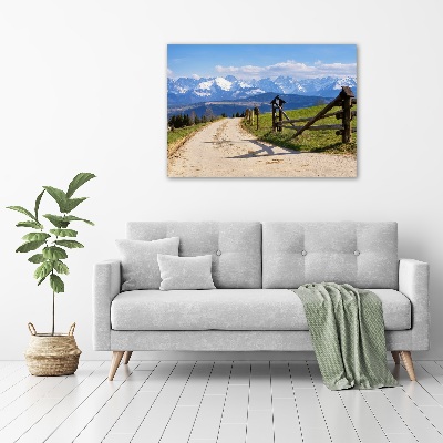 Acrylic wall picture Panorama of the Tatra Mountains