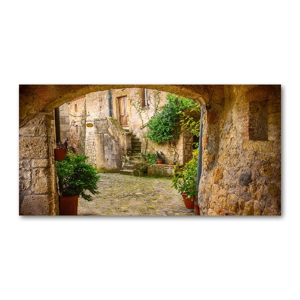 Acrylic wall picture Charming street