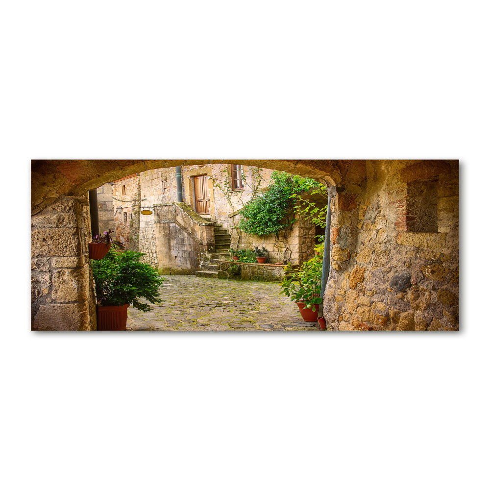 Acrylic wall picture Charming street