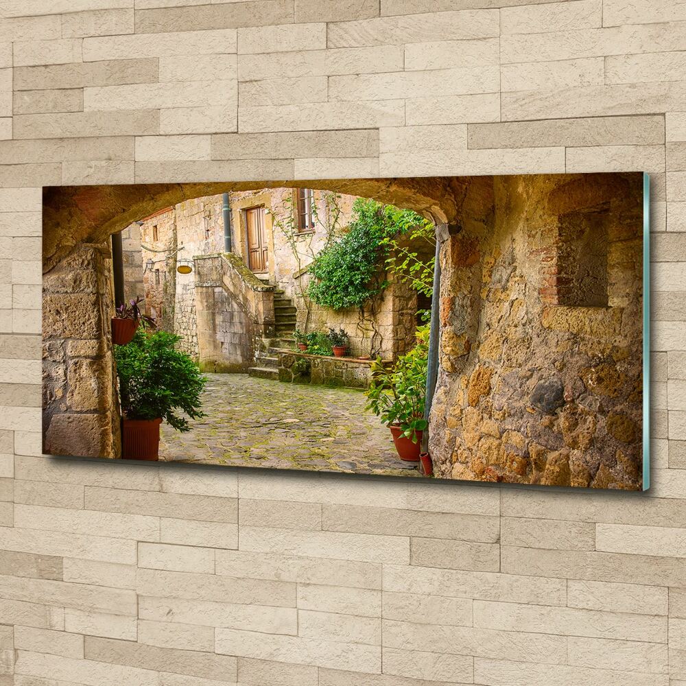 Acrylic wall picture Charming street