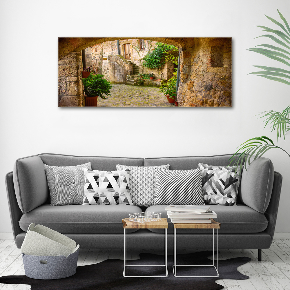 Acrylic wall picture Charming street