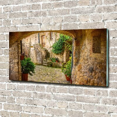 Acrylic wall picture Charming street