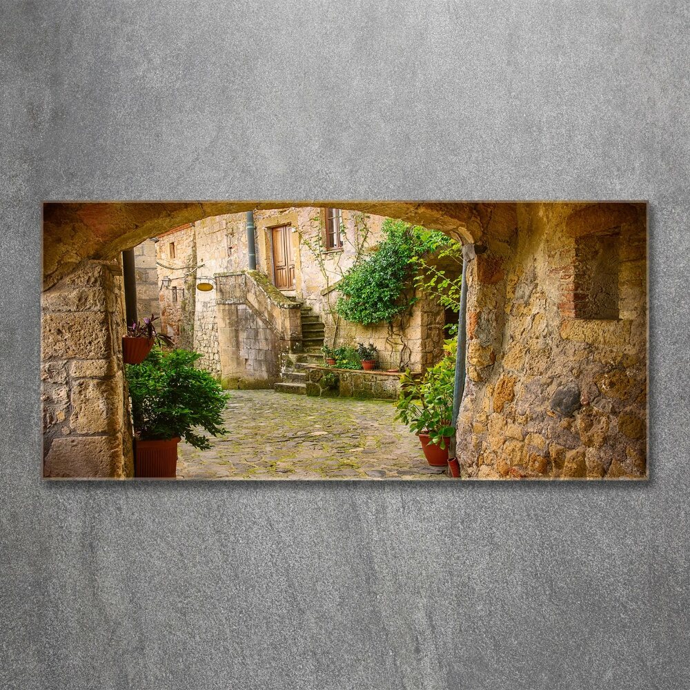 Acrylic wall picture Charming street