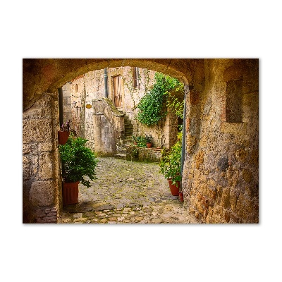 Acrylic wall picture Charming street