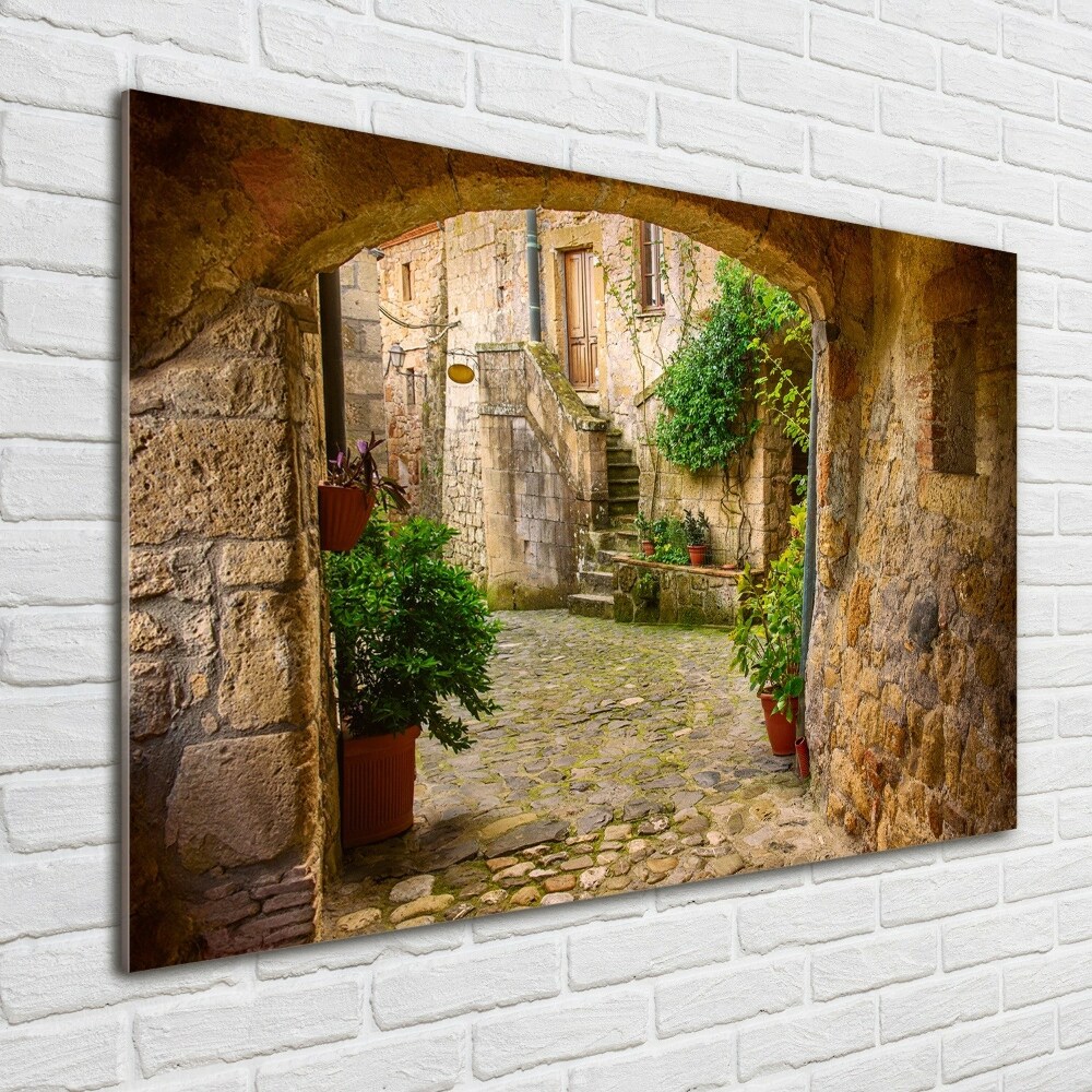 Acrylic wall picture Charming street