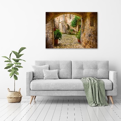 Acrylic wall picture Charming street