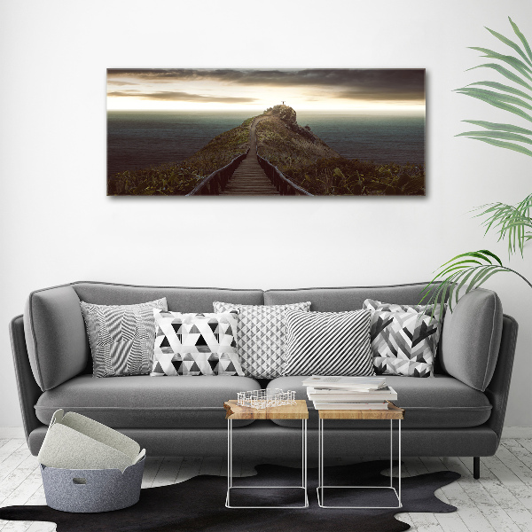 Acrylic wall picture Path on the rock