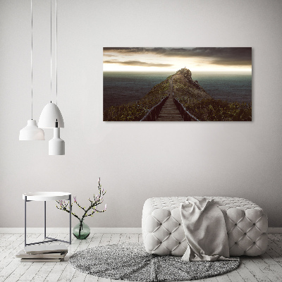 Acrylic wall picture Path on the rock